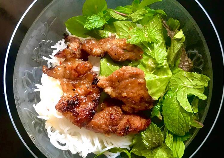 Recipe of Super Quick Homemade Bún thịt heo nướng