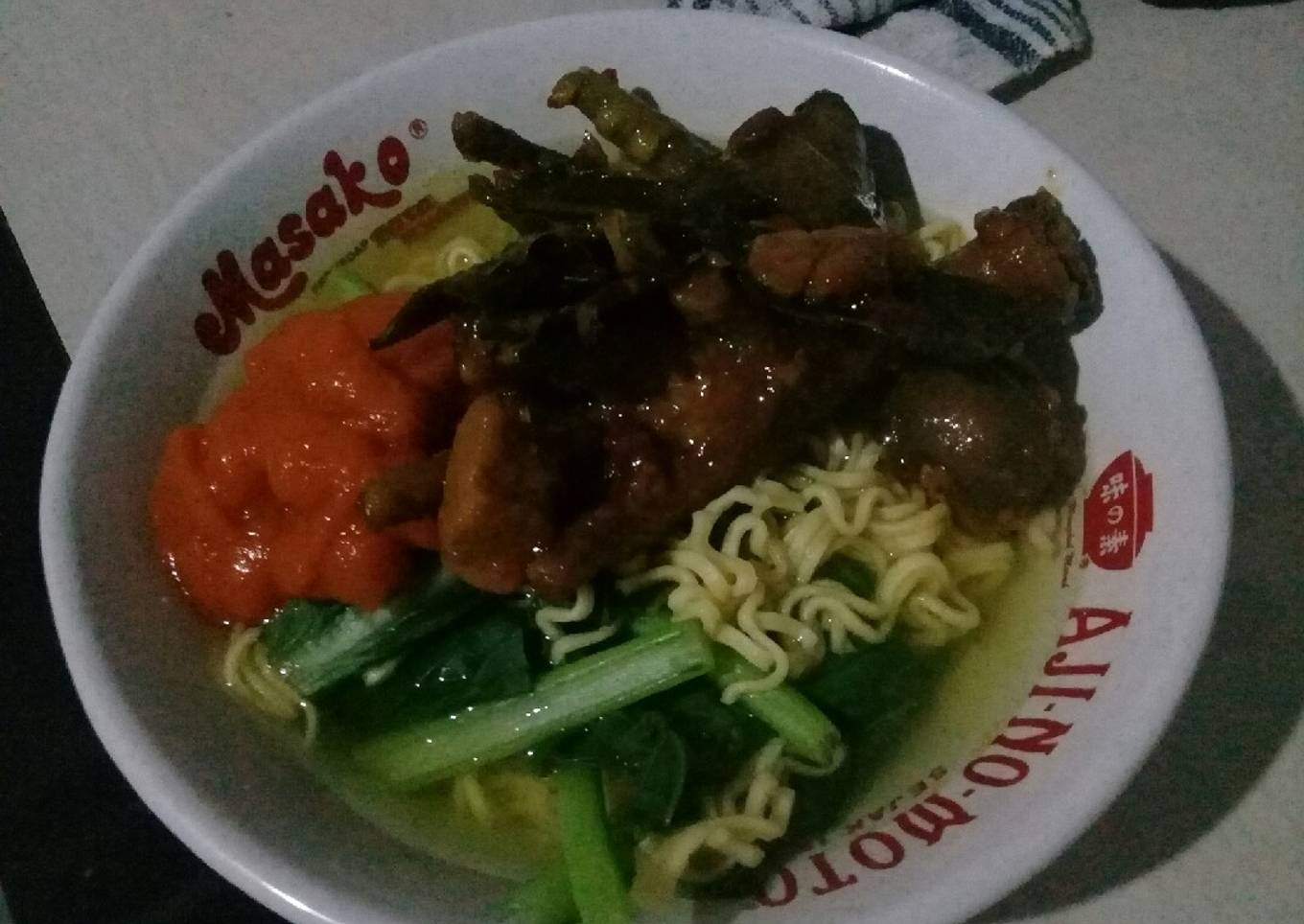 Mie ayam ceker