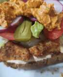Tostas de pollo