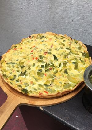Una foto de Tarta de zapallito