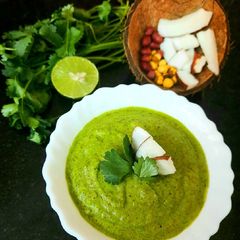 Keto Friendly Cilantro Coconut Chutney A picture of Keto Friendly Cilantro Coconut Chutney.