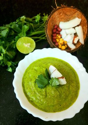 A picture of Keto Friendly Cilantro Coconut Chutney.