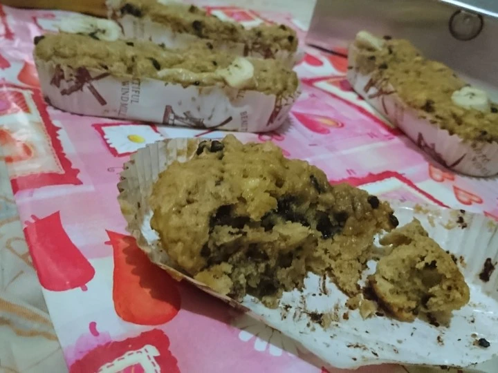 Cara Simple Membikin Resep  Delicious banana muffin, yang Enak Banget, Bikin Ketagihan