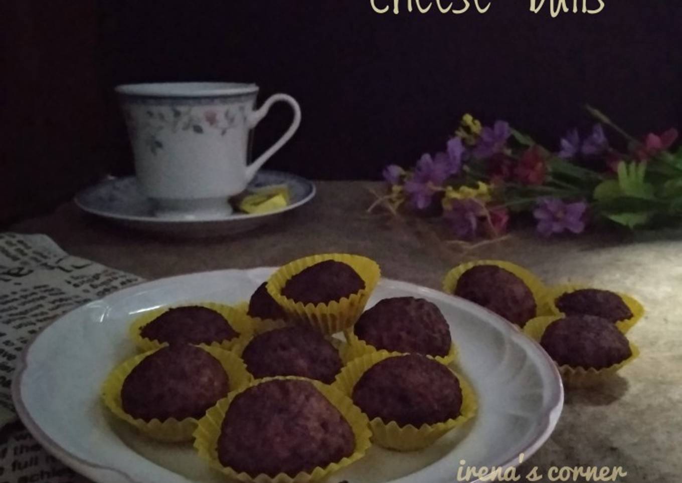 Palm sugar cheese balls