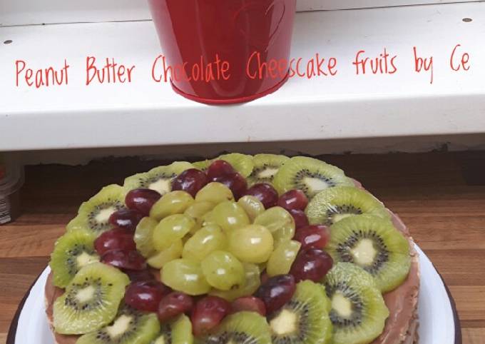 Peanut Butter Chocolate Cheescake Fruits