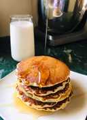 Fluffy George Foreman Pancakes Recipe by I'm hungry - Cookpad