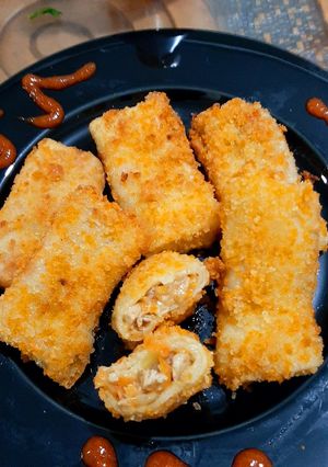 Foto resep Risol ragout ayam wortel