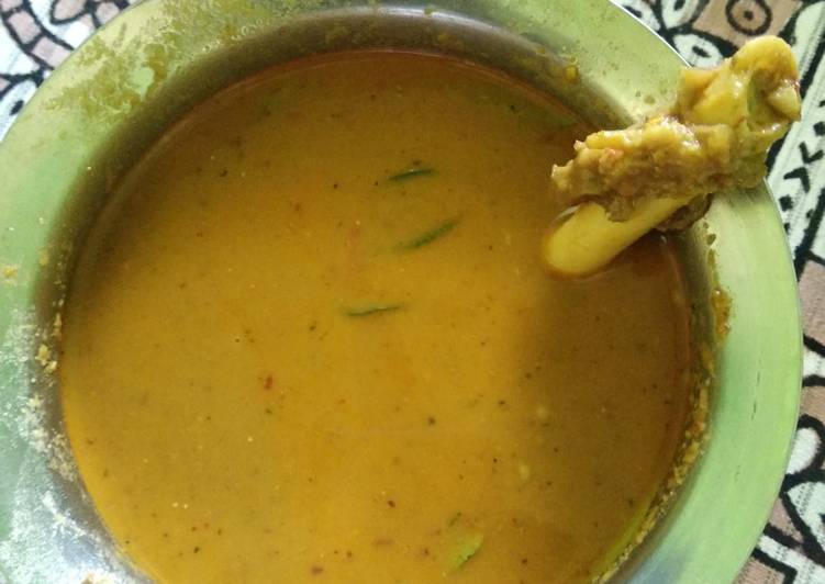 Melagu Aati vecha mutton kolambu