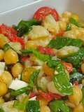 Ensalada de garbanzos con bacalao