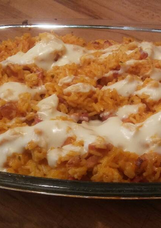 Una foto de Arroz "cuajado" con bacon