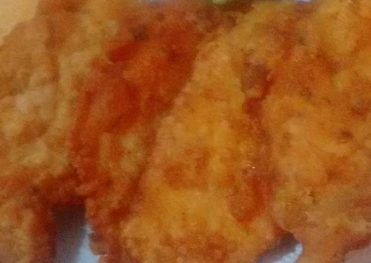 Filé de frango empanado - Tudogosreceitas