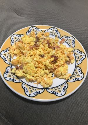 Foto de Omelete com queijo e bacon