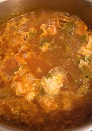 Una foto de Nopalitos con huevos ahogados y ocholes