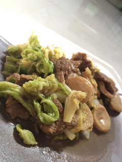 Foto resep Sawi putih daging bakso