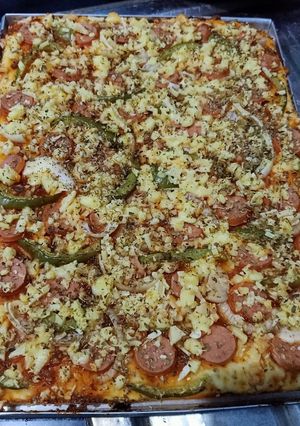 Foto resep Pizza Homemade Oven Tangkring Tanpa Mixer