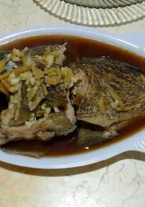 Foto resep Tim ikan kerapu hongkong