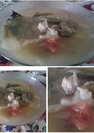 Foto resep Sayur Asam Daging Ayam Tanpa Asam Jawa