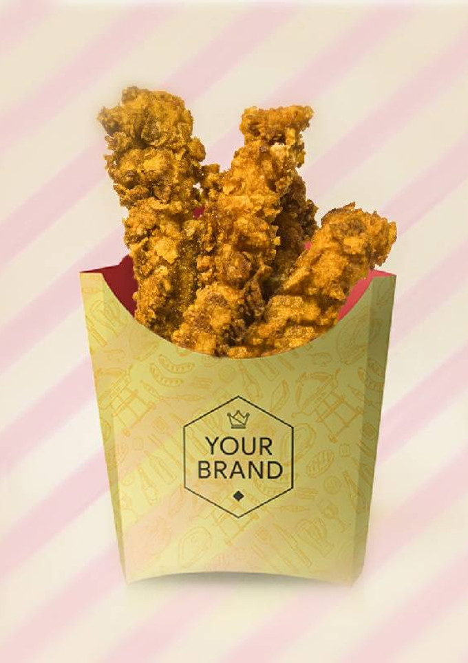 Una foto de Pollo estilo KFC