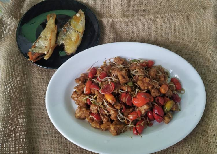 Resep #131 Tumis Tempe Daun Mlinjo Bumbu Kecap | Cara Buat #131 Tumis Tempe Daun Mlinjo Bumbu Kecap Yang Enak Dan Lezat