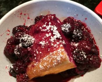 Fast Cooking Methods Triple Berry Compote Pound Cake Savory Delicious