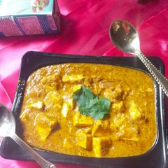 A picture of Malai paneer Dhaba style.