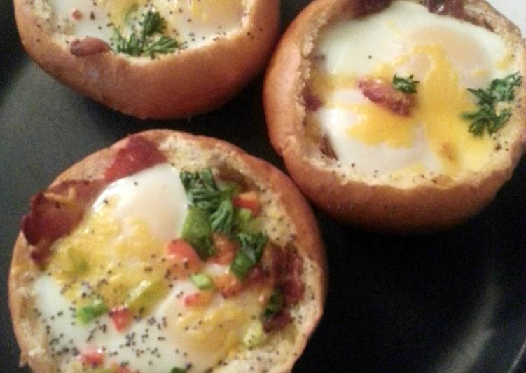 Simple Way to Prepare Favorite breakfast bread bowls