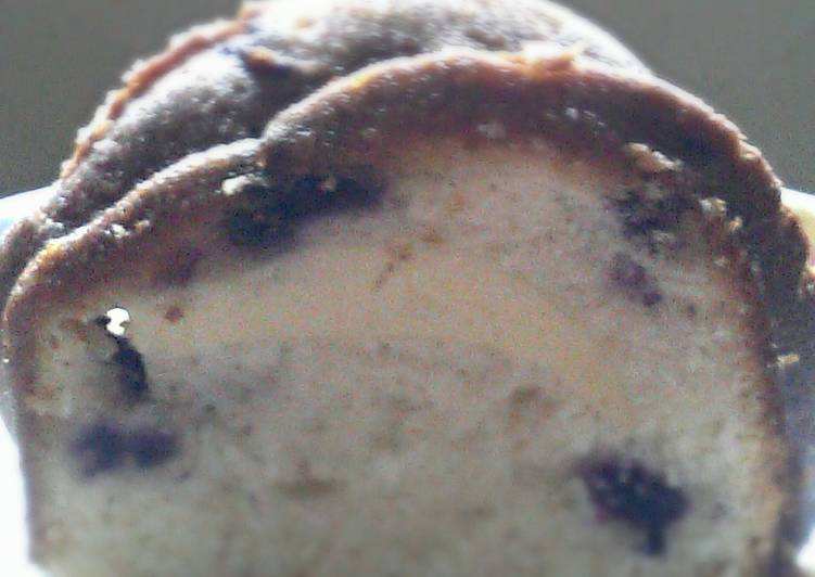 Steps to Make Speedy Lemon- Blueberry Swirl Cake