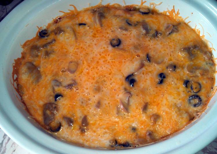 Easiest Way to Make Ultimate Crock Pot Pizza Casserole