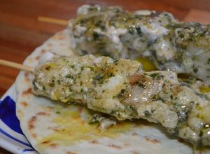 Una foto de Kebbab de pescado al comino