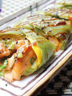 鮭魚菠菜蛋餅 的食譜成品照片