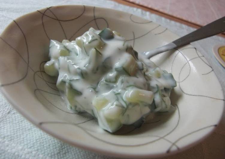 How to Prepare Tasty Yogurt Salad - Authentic Turkish Flavor
