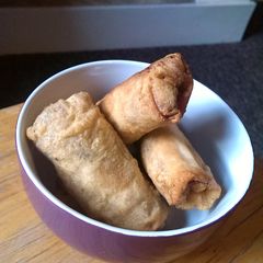 A picture of Sophie's Sexy spring rolls.