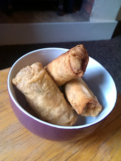 A picture of Sophie's Sexy spring rolls.