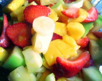 Easy Recipe mango fruit salad Delicious Nutritious