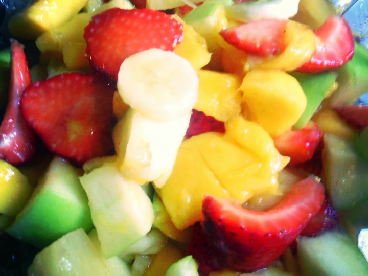 Easy Steps to Prepare Recipes mango fruit salad the Perfect Delicious.