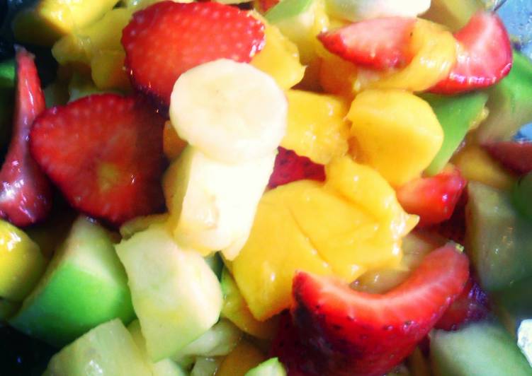 Steps to Prepare Speedy mango fruit salad