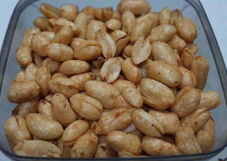 Kacang bawang simple renyah