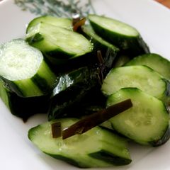 Easy! Lightly Pickled Cucumbers for Hanami and Bento A picture of Easy! Lightly Pickled Cucumbers for Hanami and Bento.