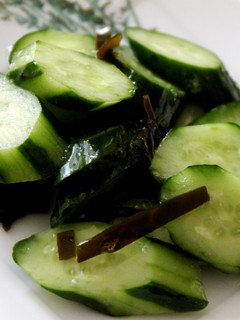 A picture of Easy! Lightly Pickled Cucumbers for Hanami and Bento.