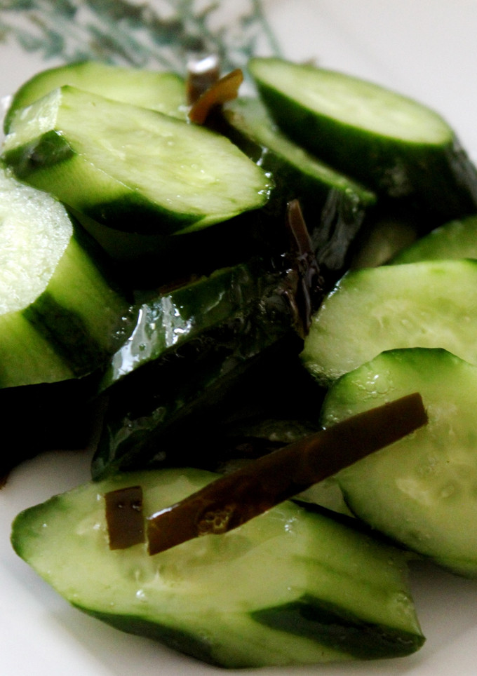 A picture of Easy! Lightly Pickled Cucumbers for Hanami and Bento.