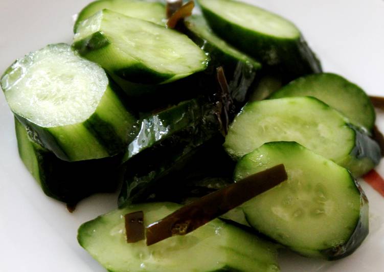Simple Way to Make Quick Easy! Lightly Pickled Cucumbers for Hanami and Bento