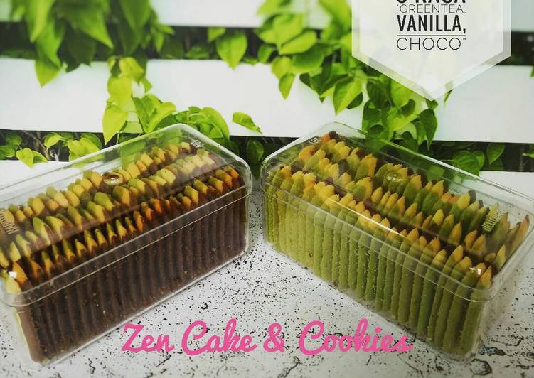 Cara termudah untuk Membuat LezatLidah Kucing 3 Rasa