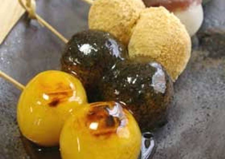 How to Prepare Appetizing Round Kushi-Dango for Moon-Viewing Parties