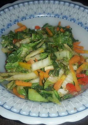 Foto resep Tumis sawi simpel ala gokana teppan