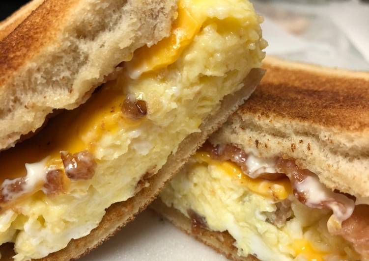 Recipe of Quick The humble bacon, egg, and cheese sandwich