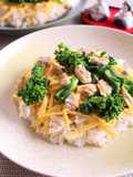 Spring Special Chirashizushi with Manila Clams and Broccolini