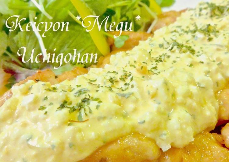 Recipe of Super Quick Homemade A Big Hit! Chicken Nanban That&#39;s Not Deep Fried