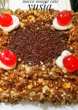 Foto resep Mocca Nougat Cake
