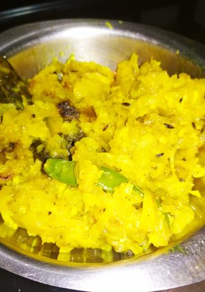 পেঁপে ঘন্ট (pepe ghanto recipe in Bengali) রেসিপির প্রধান ছবি