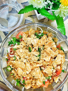 A picture of Masala chana chaat.